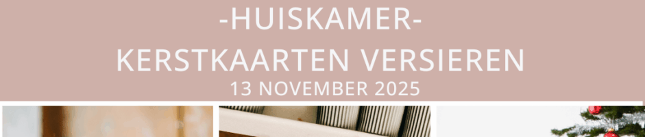  13 November Kerstkaarten versieren